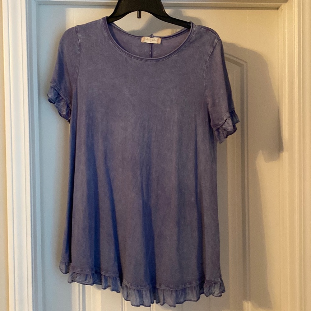 Blue Distressed Alter’d State Shirt